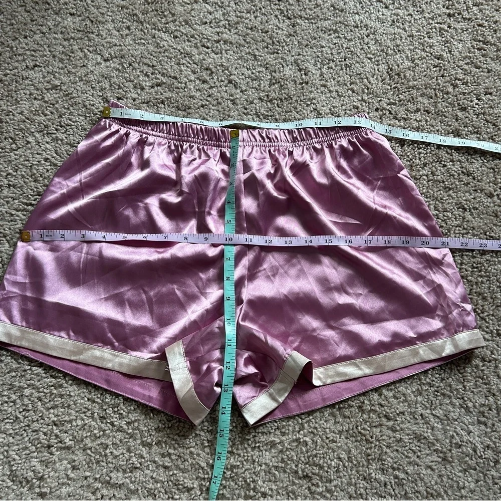 Ekouaer Pink Luxurious Soft Silk Pajama Sleepwear Set NWT Size Medium